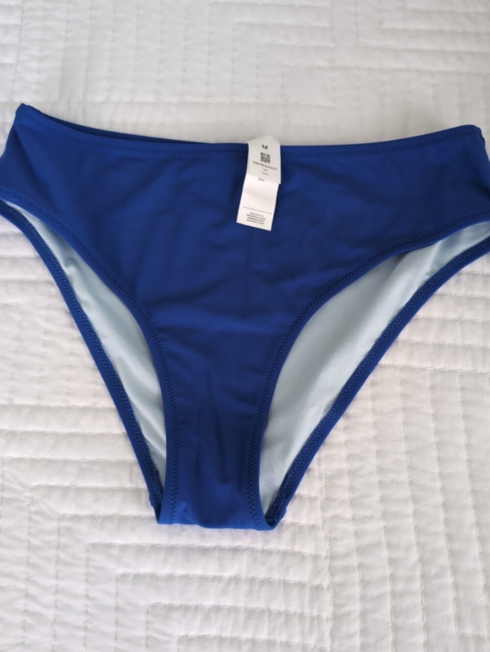 Cupshe Cobalt Blue Full Coverage Bikini Bottom Size M